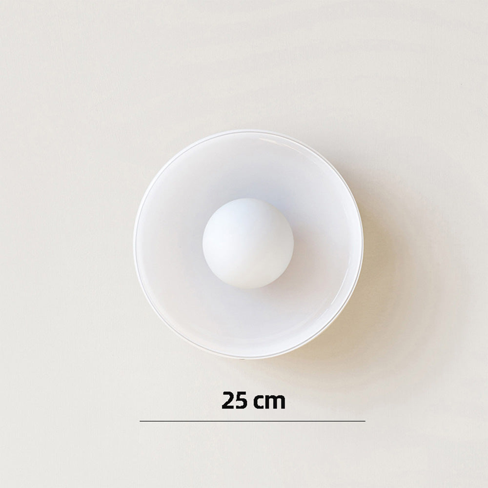 Amber Glow - Moderne plafondlamp met amberkleurig glas (25-35 cm, G9 LED)