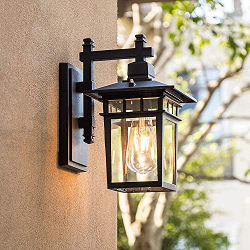 Noctura – Moderne Zwarte Buitenwandlamp met Stijlvolle Deco