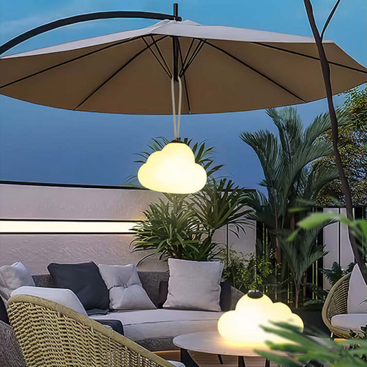 Nebula – Design LED Hanglamp in Wolkvorm met Melkwit Metaal en Acryl