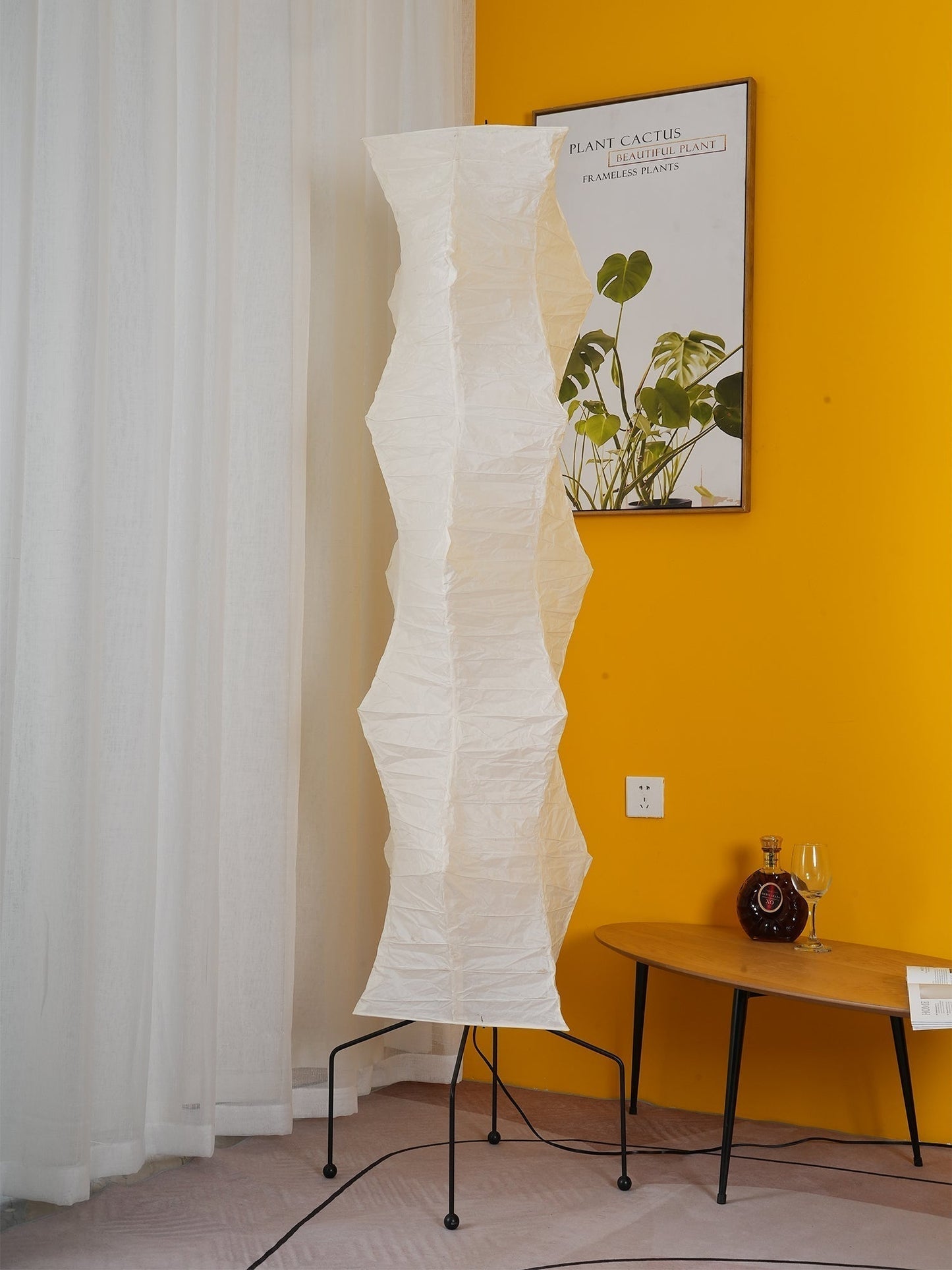 Lumiori – Staande lamp van rijstpapier in Zen-geïnspireerd design