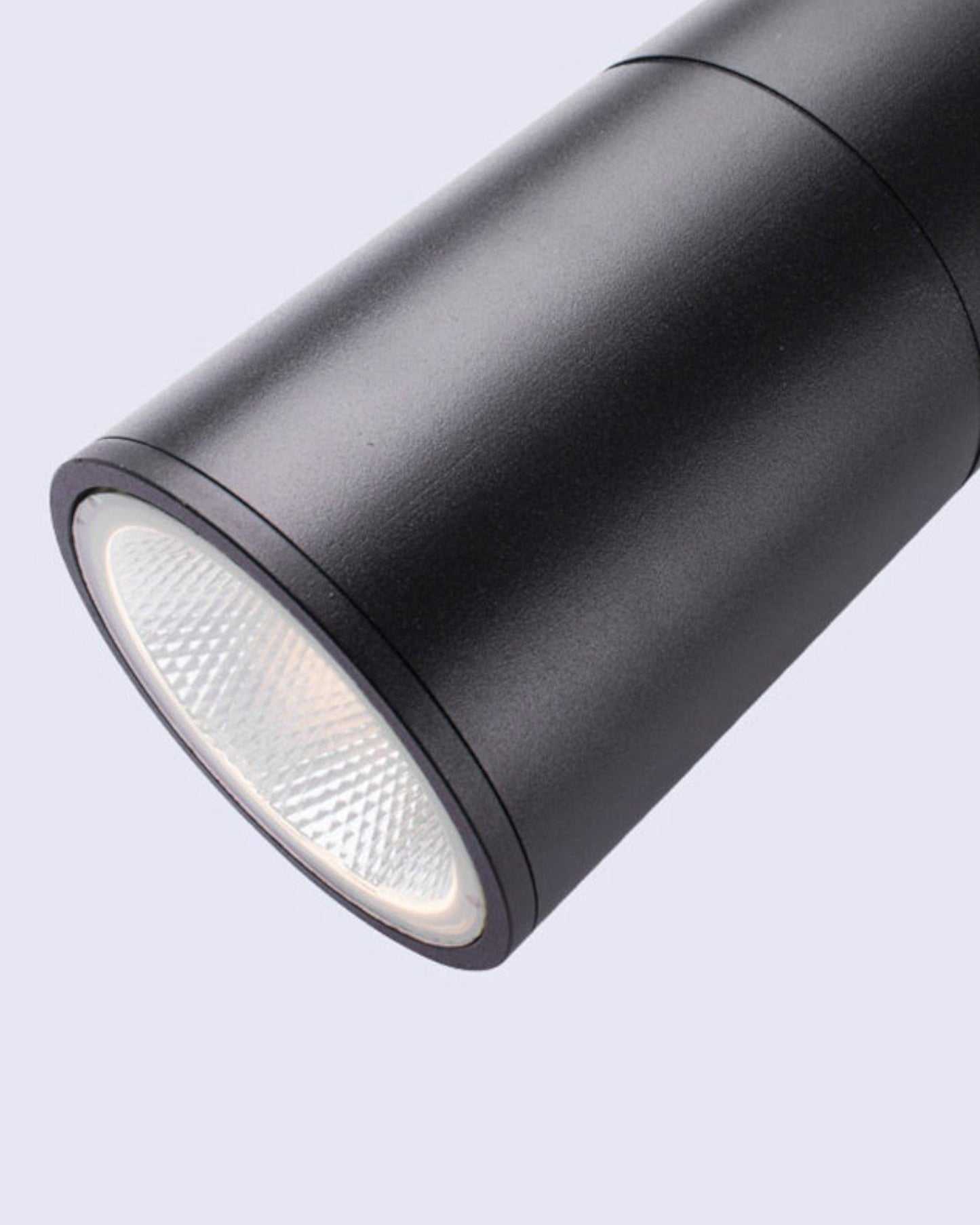 Noctis – LED Lamp van Zwart Metaal en Glas