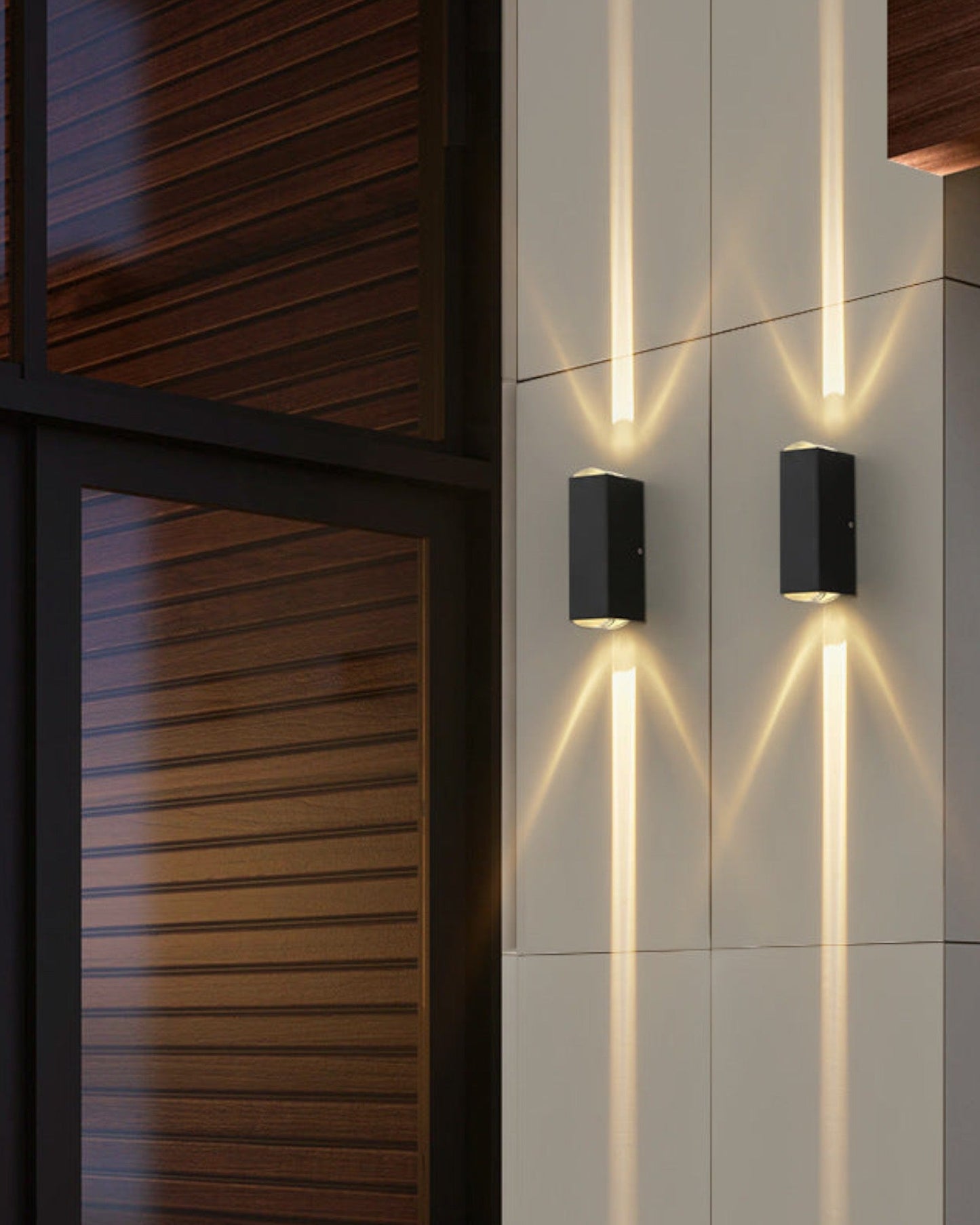 AeroGlow – Moderne LED Buitenwandlamp