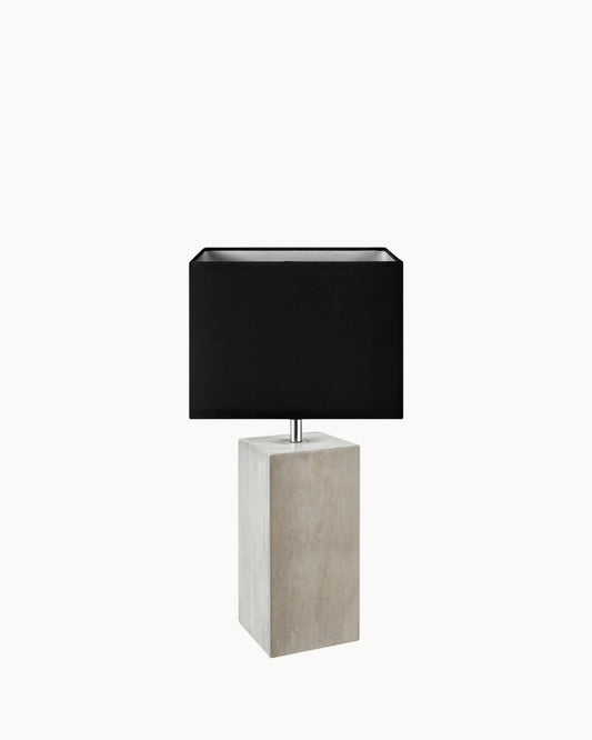 Brik – Tafellamp van Beton in Antraciet (E27 LED)