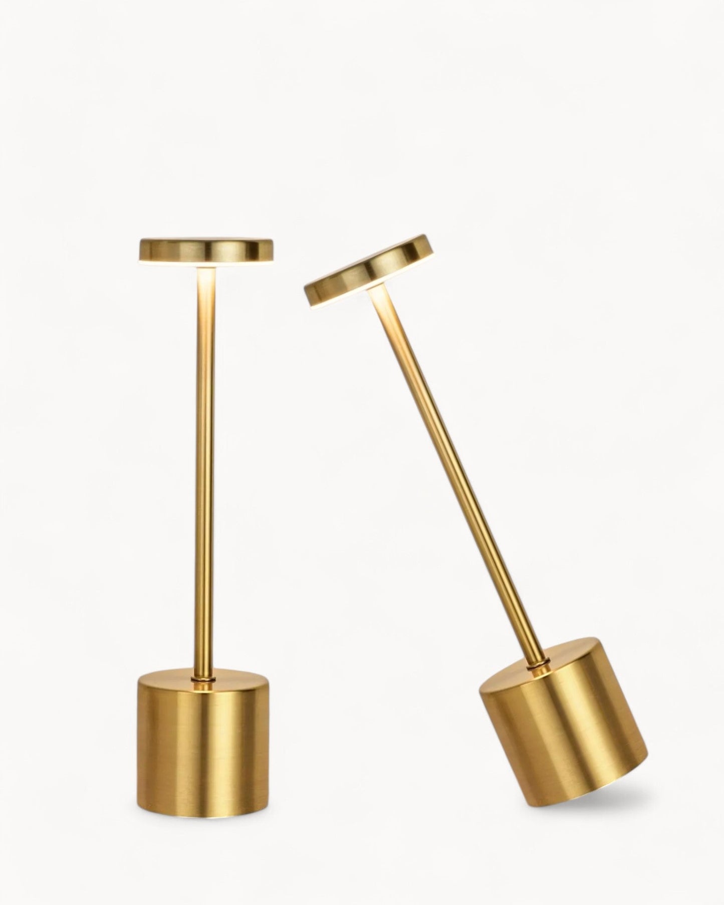Aurelio – Draadloze Gouden Tafellamp met Warm LED-licht