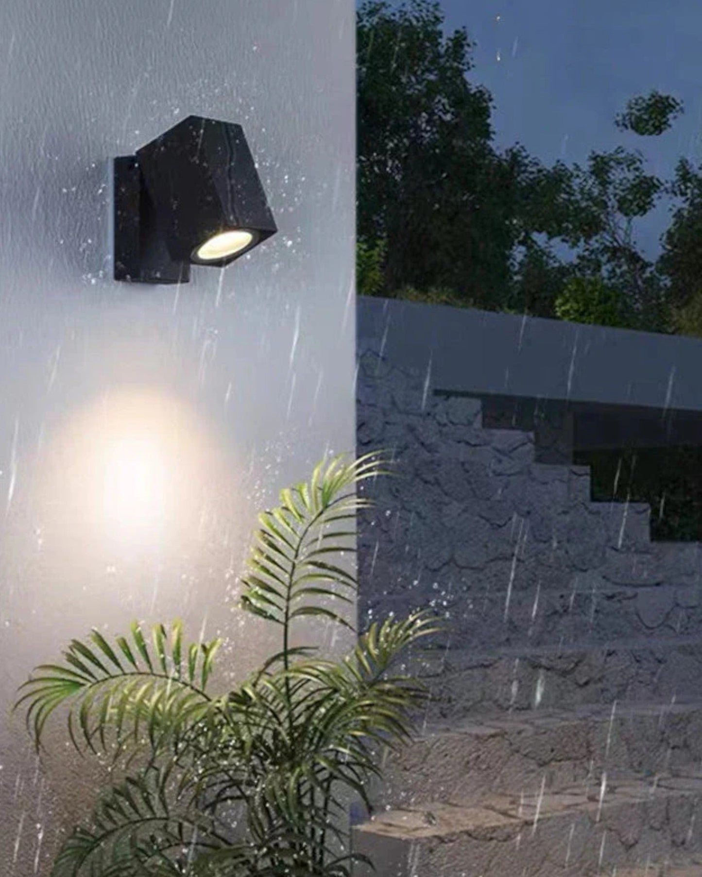 Arcano - Moderne gebogen wandlamp voor buiten