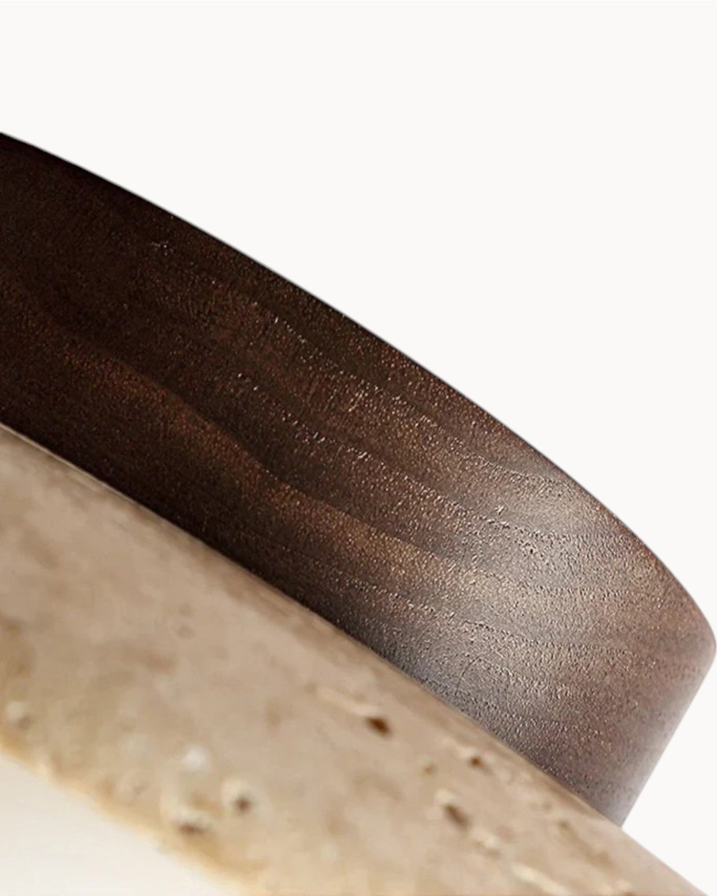 ZenLume – Houten plafondlamp in Japanse Wabi-Sabi stijl