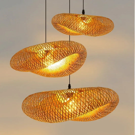 NaturGlow – Hanglamp van Bamboe voor een Warme en Natuurlijke Sfeer