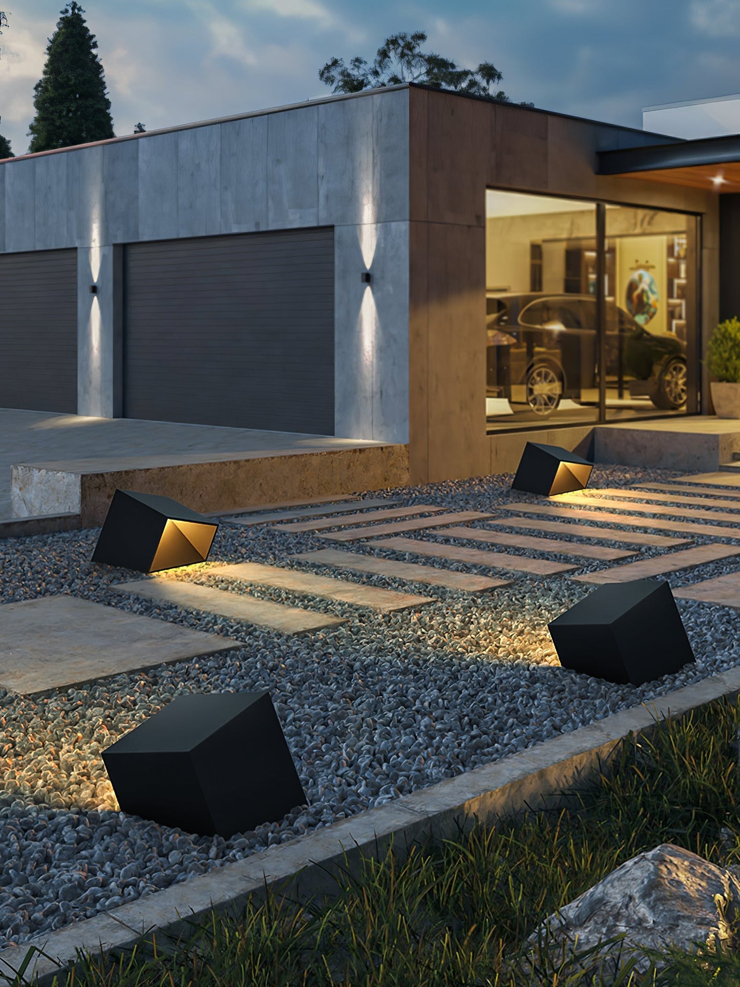 Cube Garden Solar Lamp – Stijlvolle Solar Tuinlamp in Kubusvorm