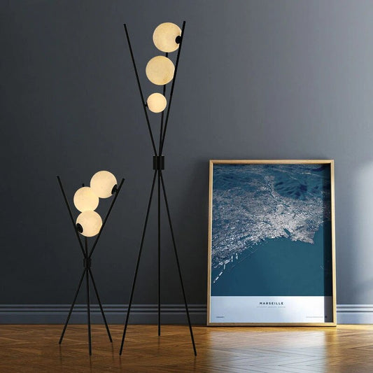 Lunara – LED tafel- en vloerlamp met maanlicht-effect