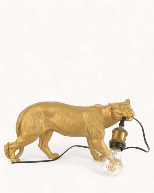 Vega – Tafellamp van Polyresin in Goud