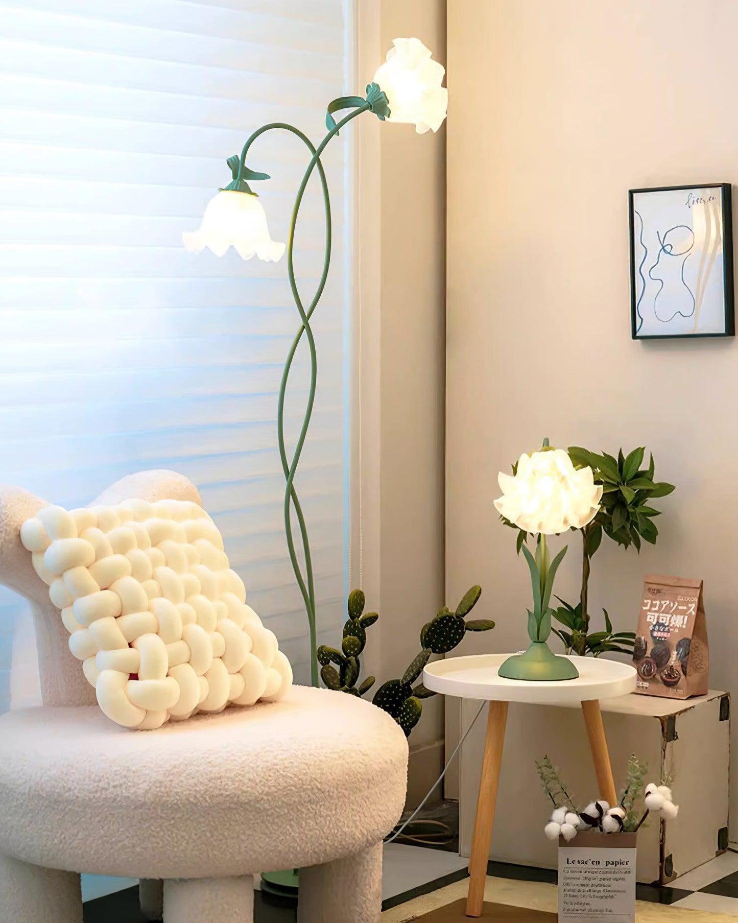 Callora – Staande lamp met elegante calla-bloemvorm