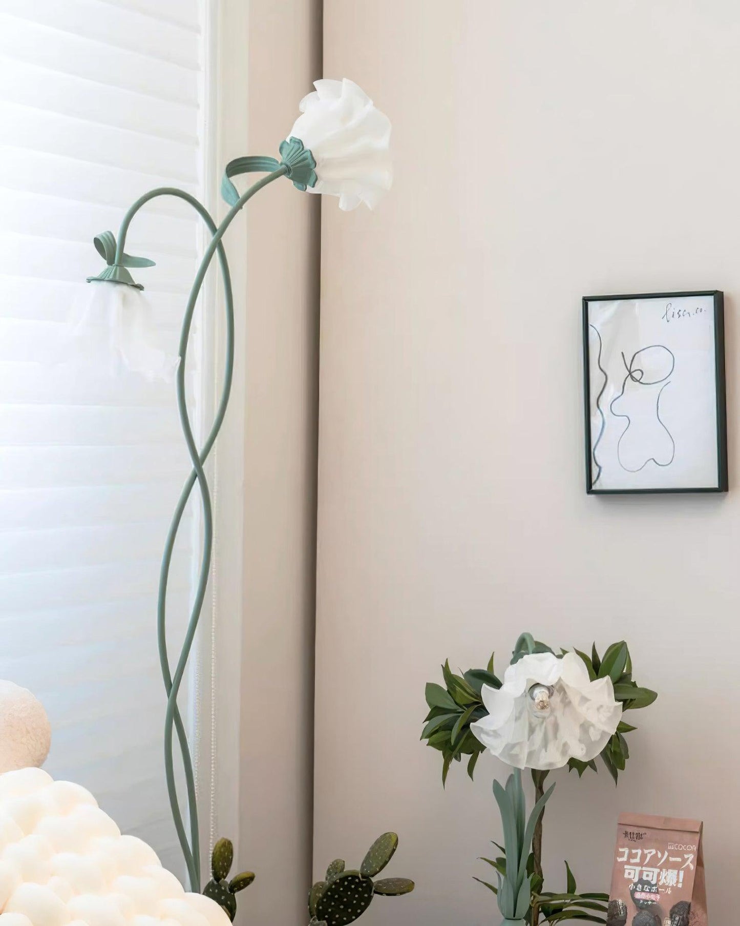 Callora – Staande lamp met elegante calla-bloemvorm