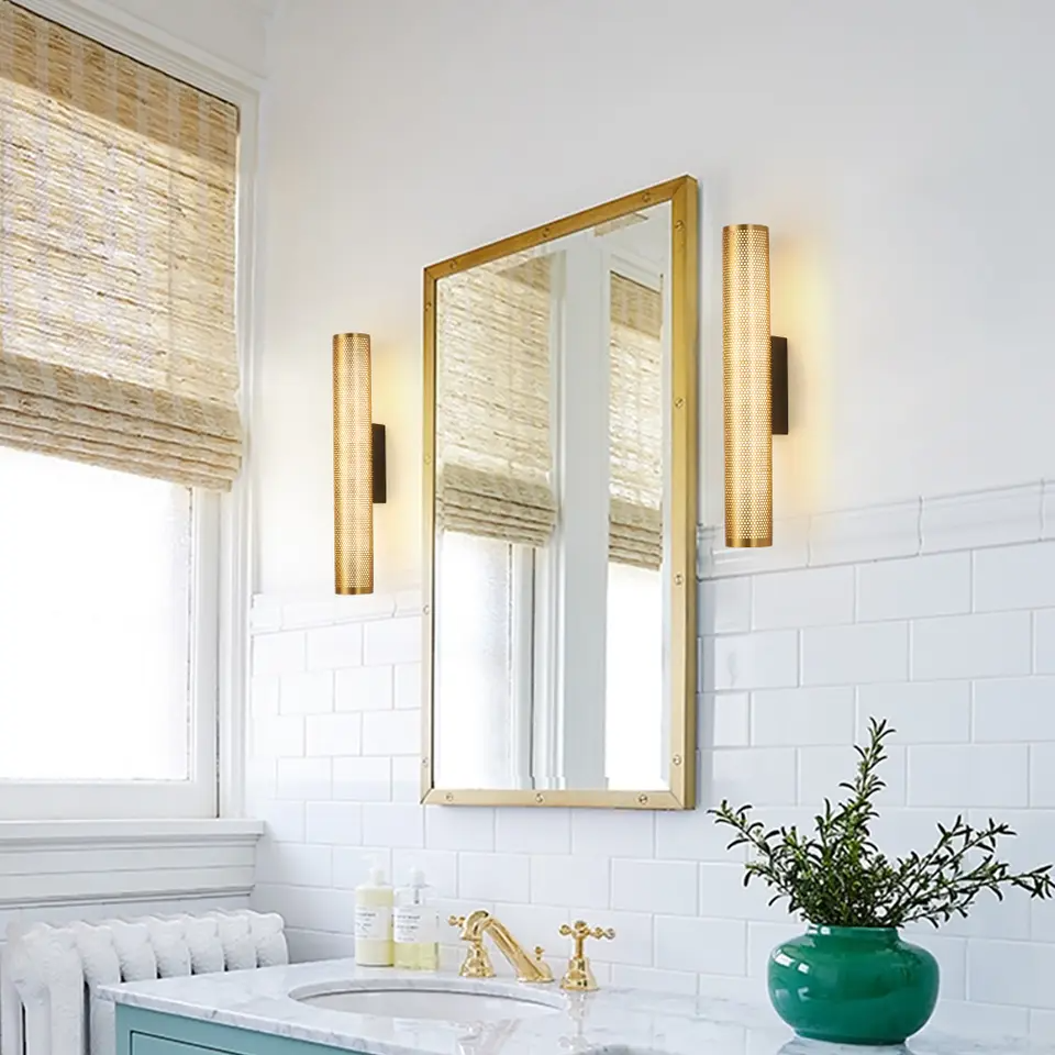 Aurelio - Luxueuze gouden wandlamp in Art Deco-stijl