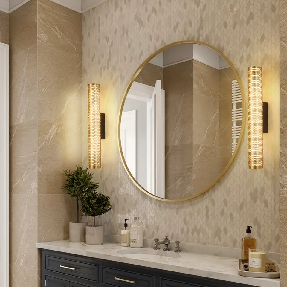 Aurelio - Luxueuze gouden wandlamp in Art Deco-stijl