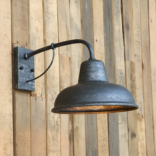 Aisle Eisen Sconce - Antikes Vintage Scheunenlicht - Schwarz Industrielle Wandleuchte
