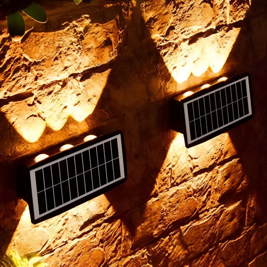 LumaGarden – Wasserdichte LED Solar Tuinlamp met Up & Down Verlichting