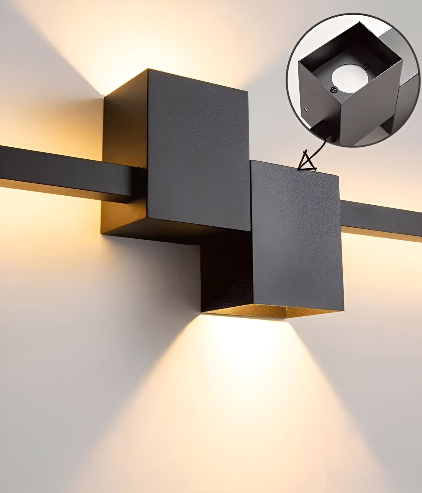 NoirRay – Slanke LED-wandlamp in minimalistisch design