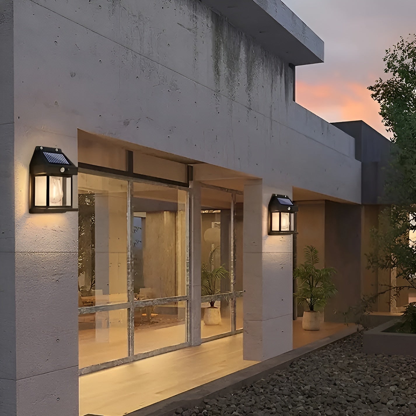 Luminex – Moderne zonne-wandlampen met bewegingssensor
