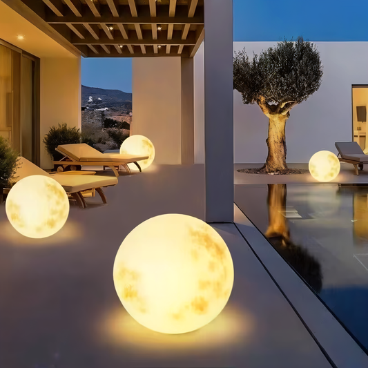 LunaLumena – Sfeervolle maanlamp op zonne-energie voor de tuin