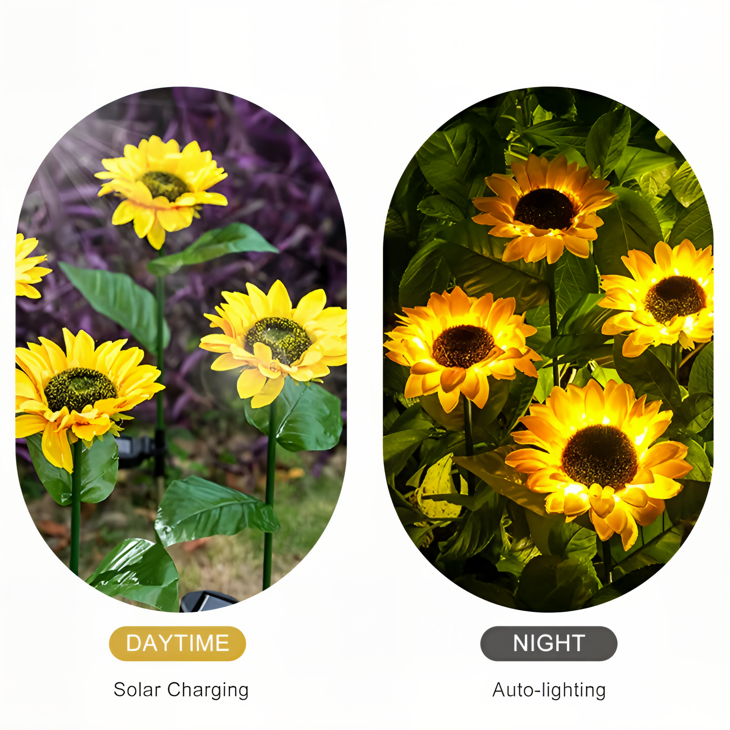 FloraLuce – Realistische zonnebloem solarverlichting voor de tuin