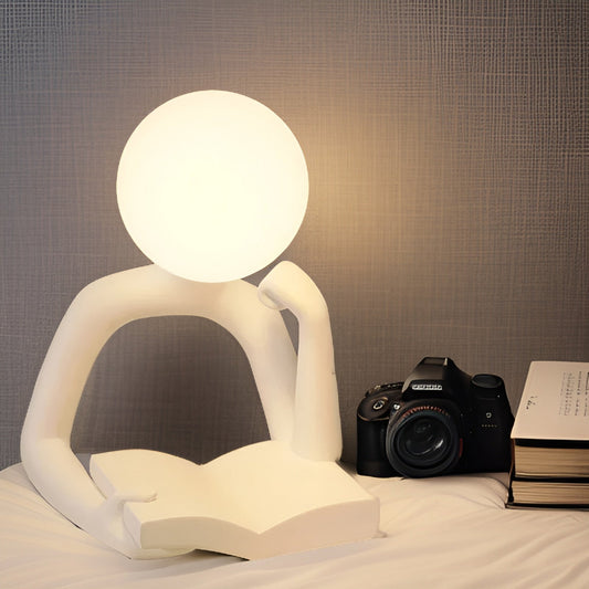 LunaThinker – Esthetisch maan denkbeeldige sculptuur nachtlamp