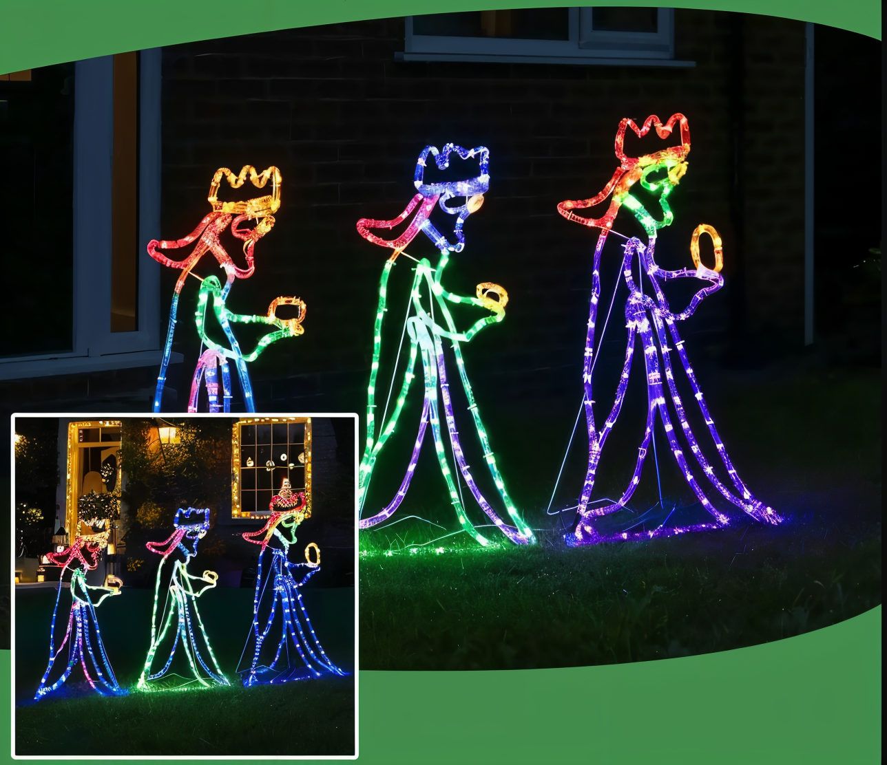 RoyalLights – Majestueuze Drie Koningen Lichterketting voor Kerstverlichting