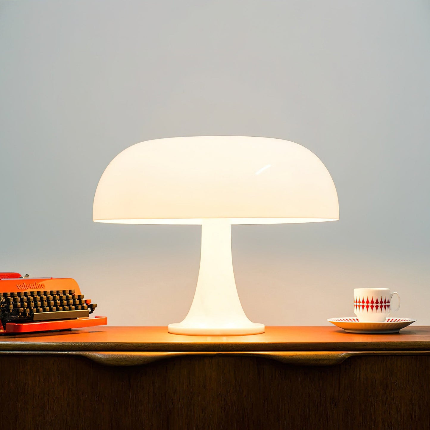 AuraShroom – Moderne LED Tafellamp in Paddestoelvorm