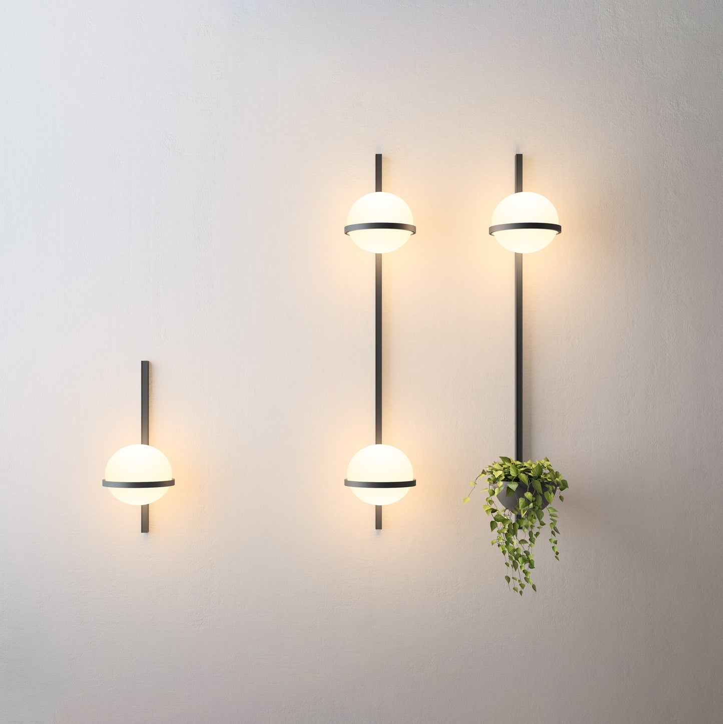AuroraGlow – Elegante Solar-Wandlamp voor Buiten