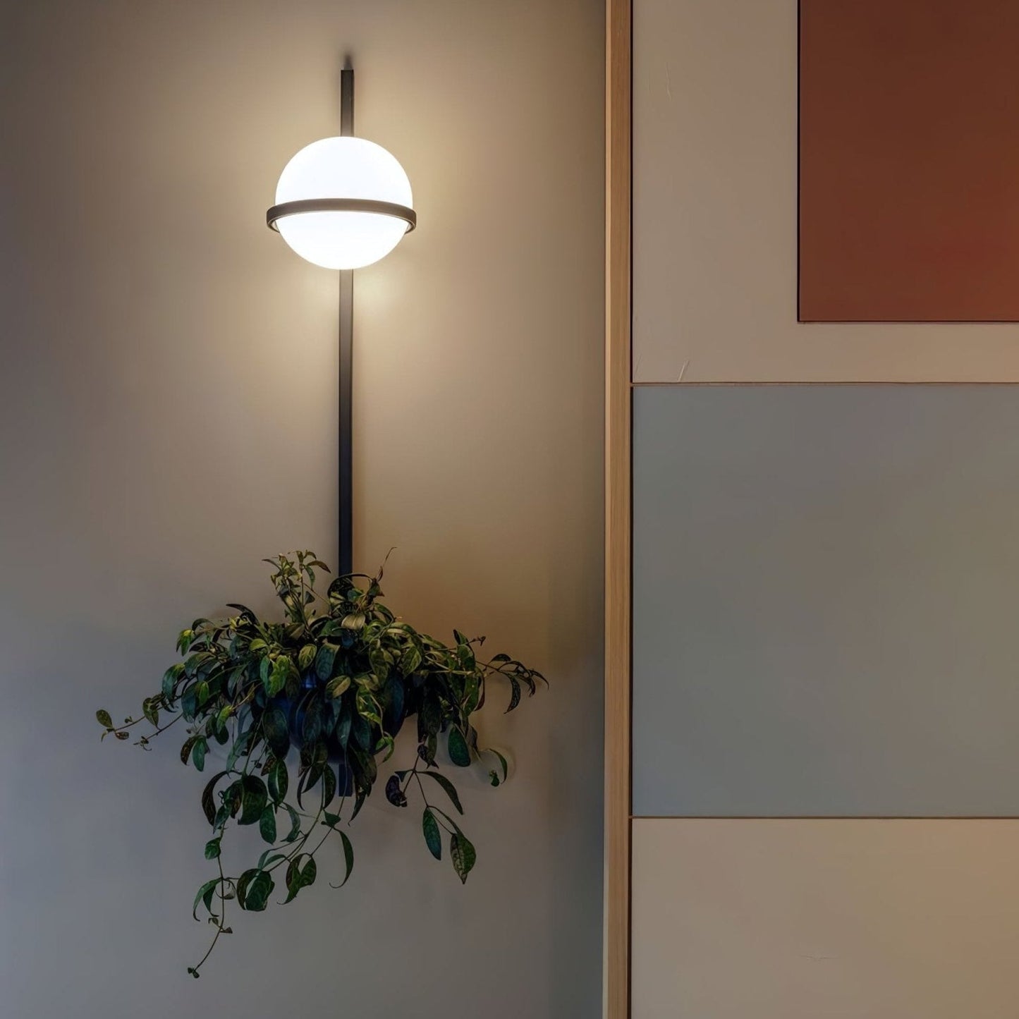 AuroraGlow – Elegante Solar-Wandlamp voor Buiten