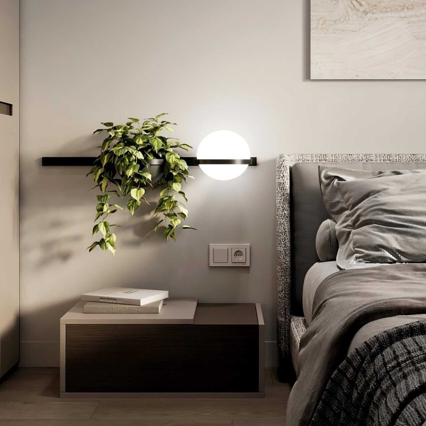 AuroraGlow – Elegante Solar-Wandlamp voor Buiten