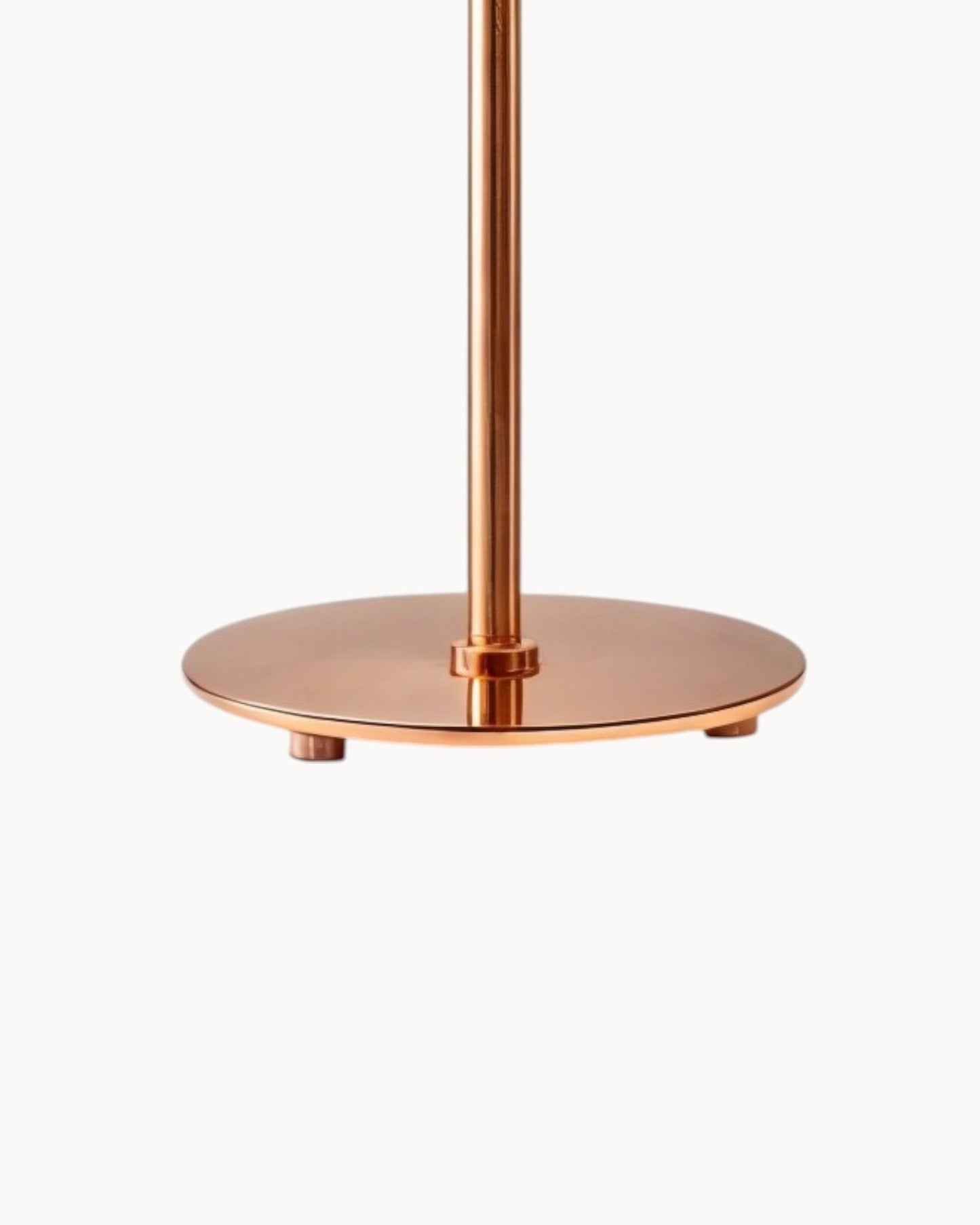 Amara – Tiffany Tafellamp met Amethistkristal & Roségoud