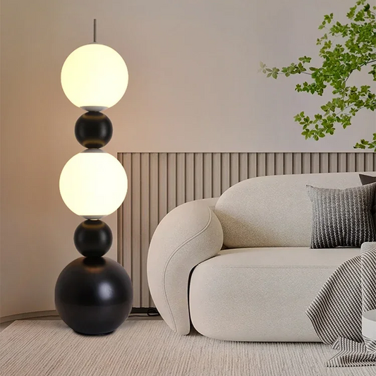 Kaluvia – Authentieke staande lamp van kalebas in handgemaakt design