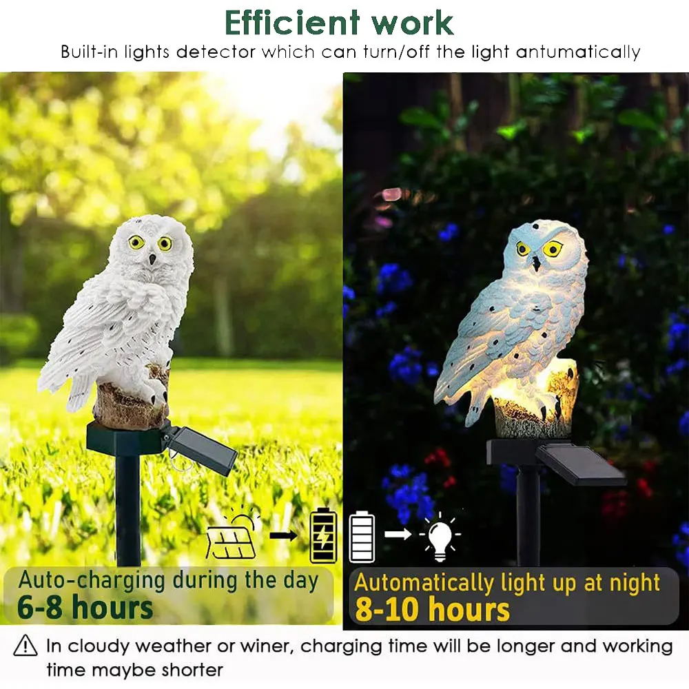 Noctura – Solar Uilenlampen (2 stuks)