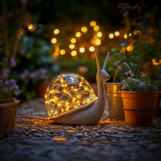 LumiShell – Betoverende Glanzende Schelpslak Lamp