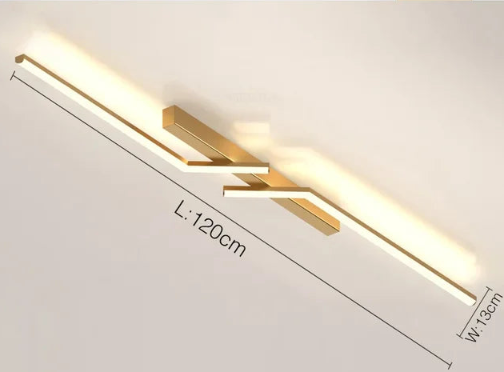 LineaBright – Moderne LED Plafondlamp met Strakke Lijnen