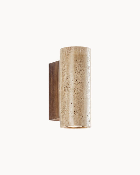 Beige - Wandleuchte Rund