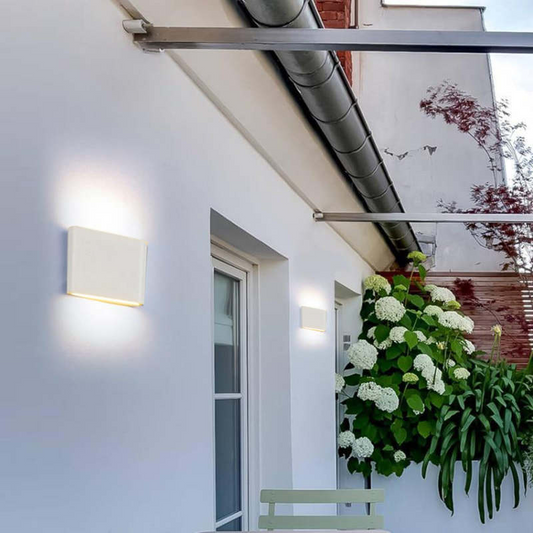 NovaBeam – Moderne LED Waterdichte Wandlamp voor Buiten (Omlopend Licht)