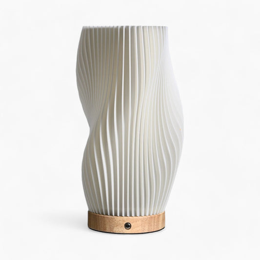 GlowWave – Elegante Golven Tafellamp met Rustgevend Licht