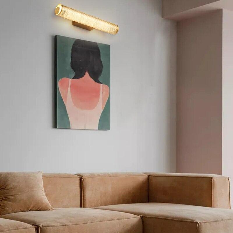 Aurelio - Luxueuze gouden wandlamp in Art Deco-stijl