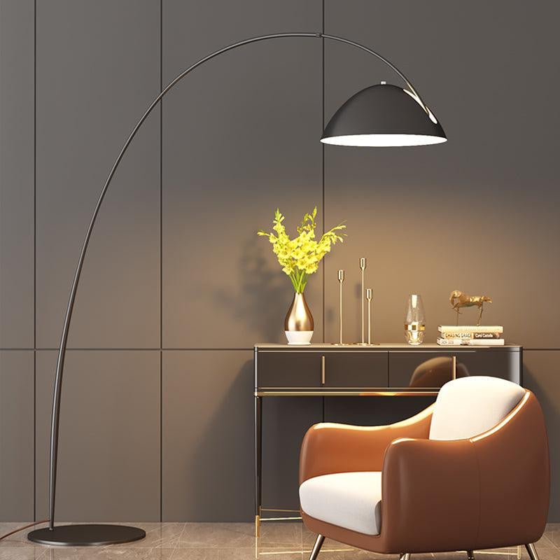 IronGlow – Moderne Stalen Vloerlamp