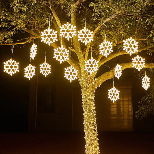 FrostGlow – LED Schneeflockenlicht voor Kerstmis