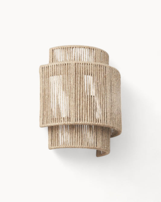 Maeven - Duurzame wandlamp met jutescherm