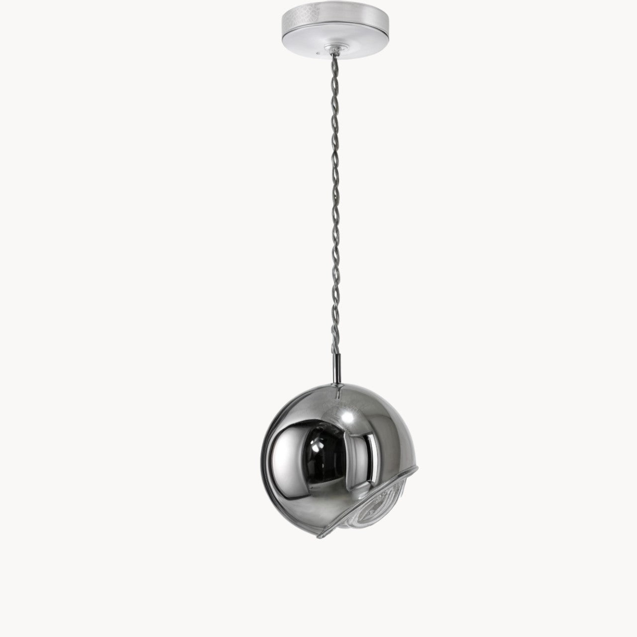 Lucian Hanglamp – Mid-Century Art Deco, Zilver & Goud, LED