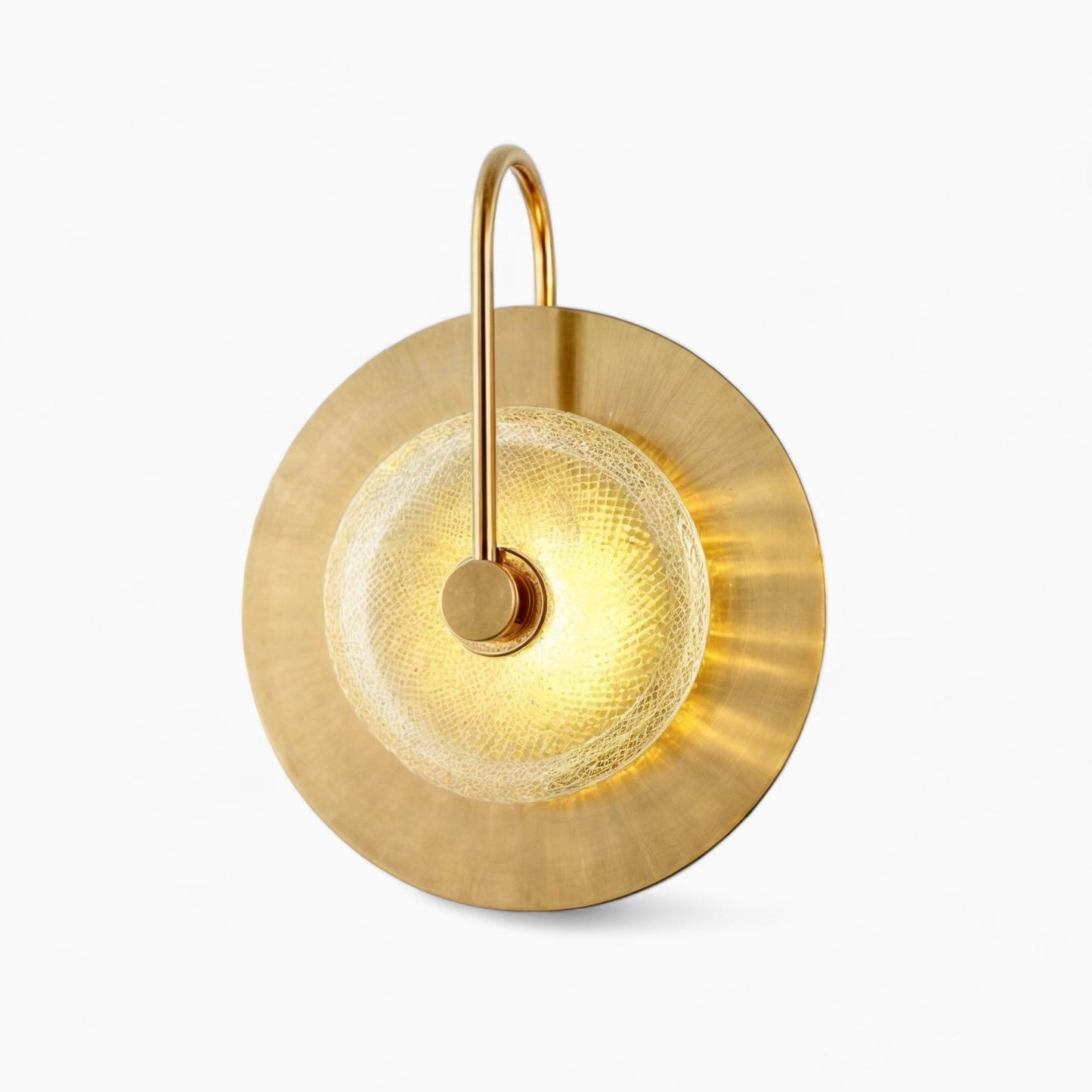 Nordhavn - Scandinavische wandlamp in messing en glas