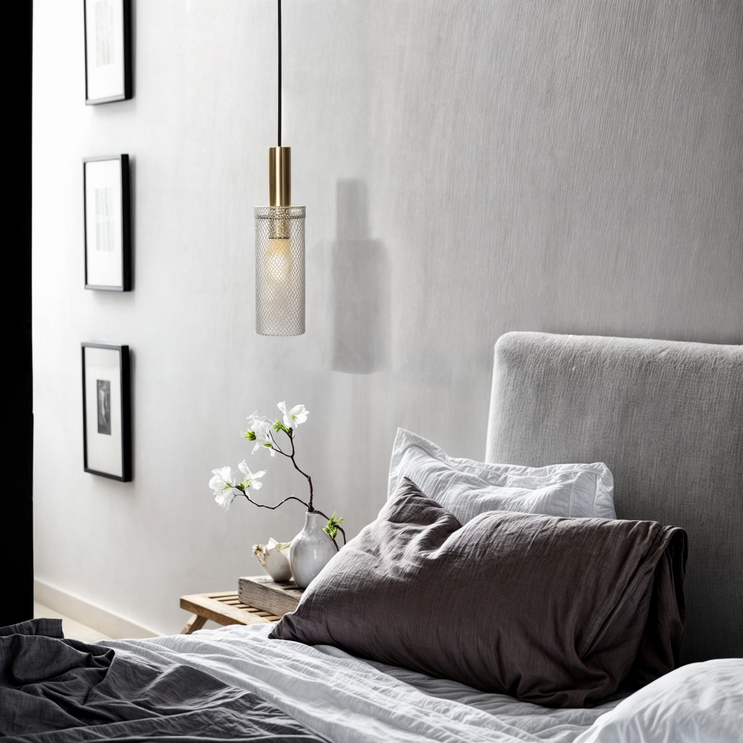 Elina Hanglamp – Modern Metaaldesign, Verstelbare Kabel, E27-LED Compatibel