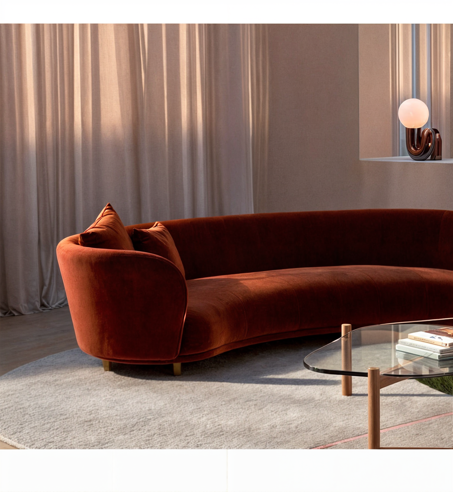 Lunaris – Moderne LED Tafellamp met Matglazen Kap