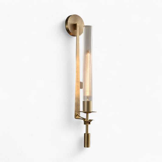 Solvyn - Moderne wandlamp van ijzer en glas