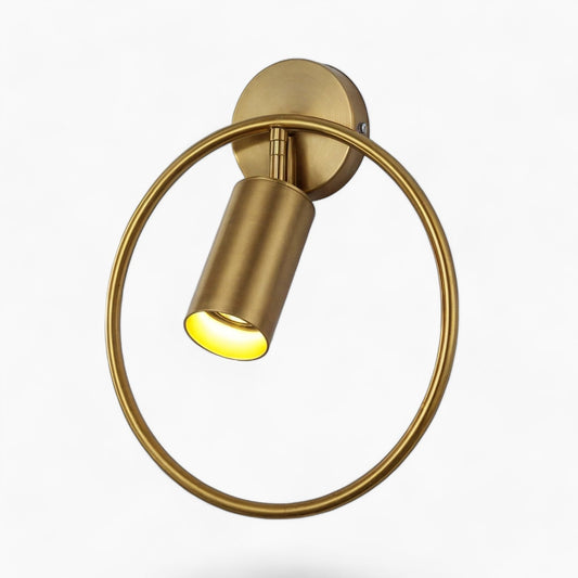 Lucerio - Moderne wandlamp van ijzer en glas