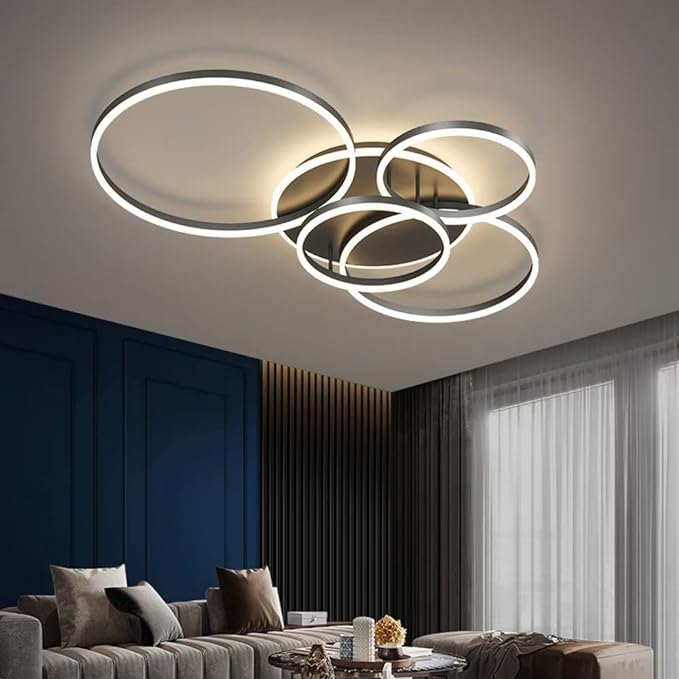 NoirGlow – Moderne Zwarte Plafondlamp