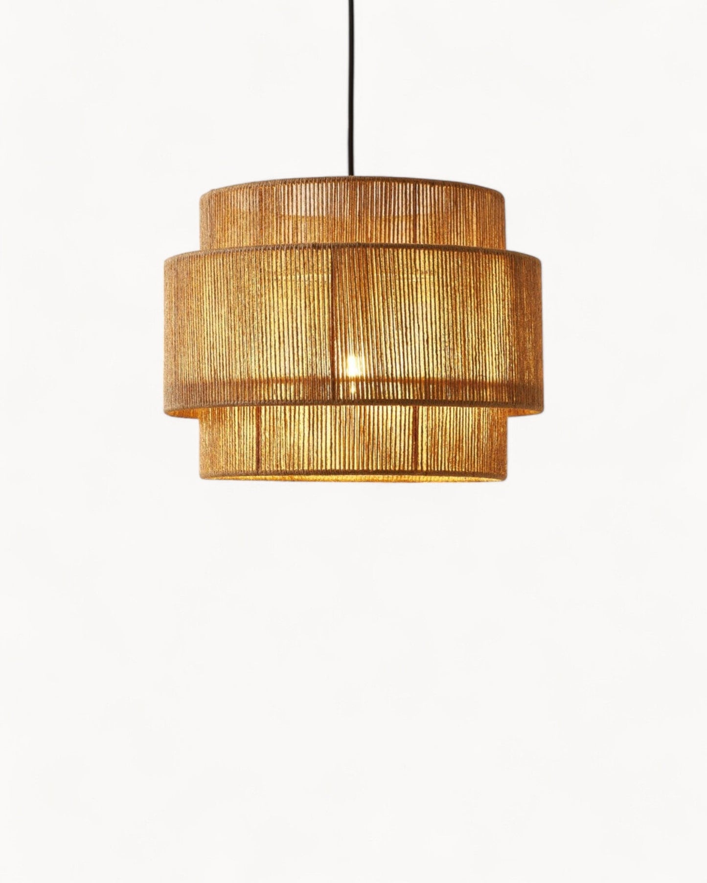 Elara Hanglamp – Jute met Natuurlijk Uiterlijk, Ø30 cm, H45 cm